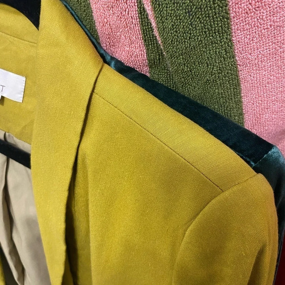 NEW W/O TAGS LOFT Relaxed Linen Blend Blazer - Picture 8 of 8